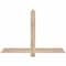 Ekena Millwork Eugene Smooth Timber Gable Bracket, Douglas Fir, 48"W x 32"H x 1 1/2"D x 3 1/2"F, 16/12 Pitch GBW048X32X0204EUG00SDF - alternate 1